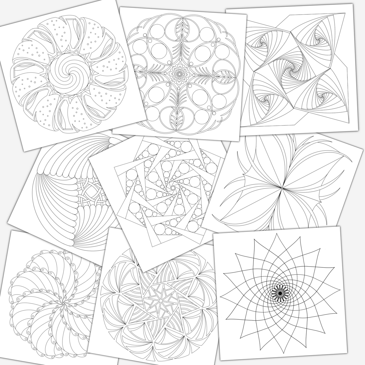 Printable Mandala Colouring Book