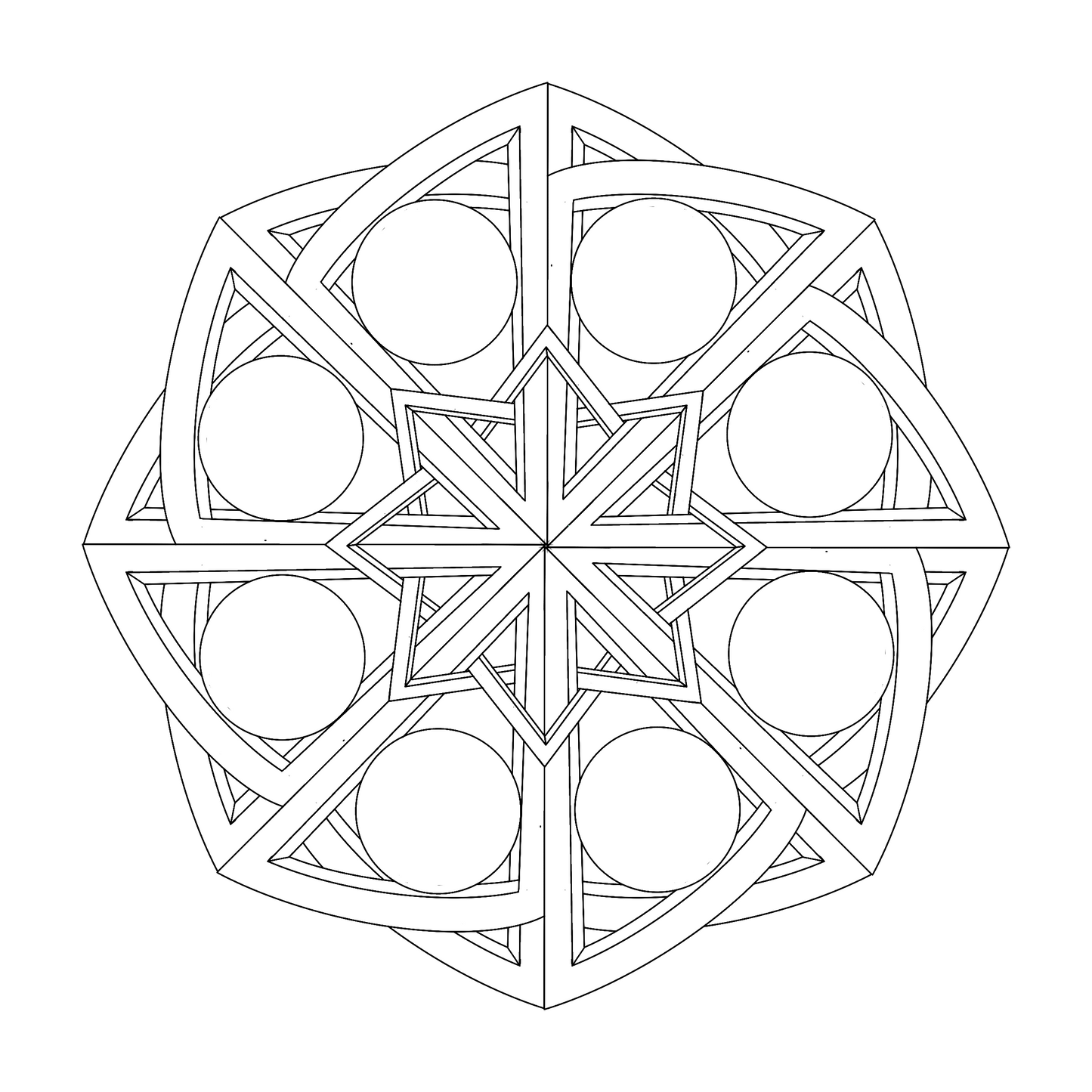 Printable Mandala Colouring Book