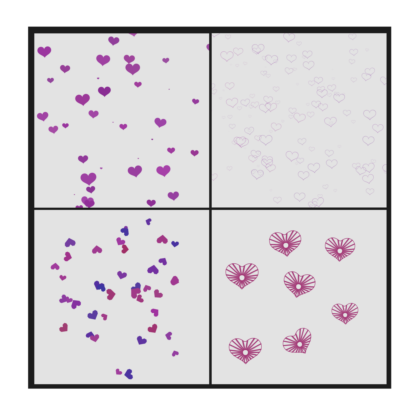 14 Heart-Shaped Brushes