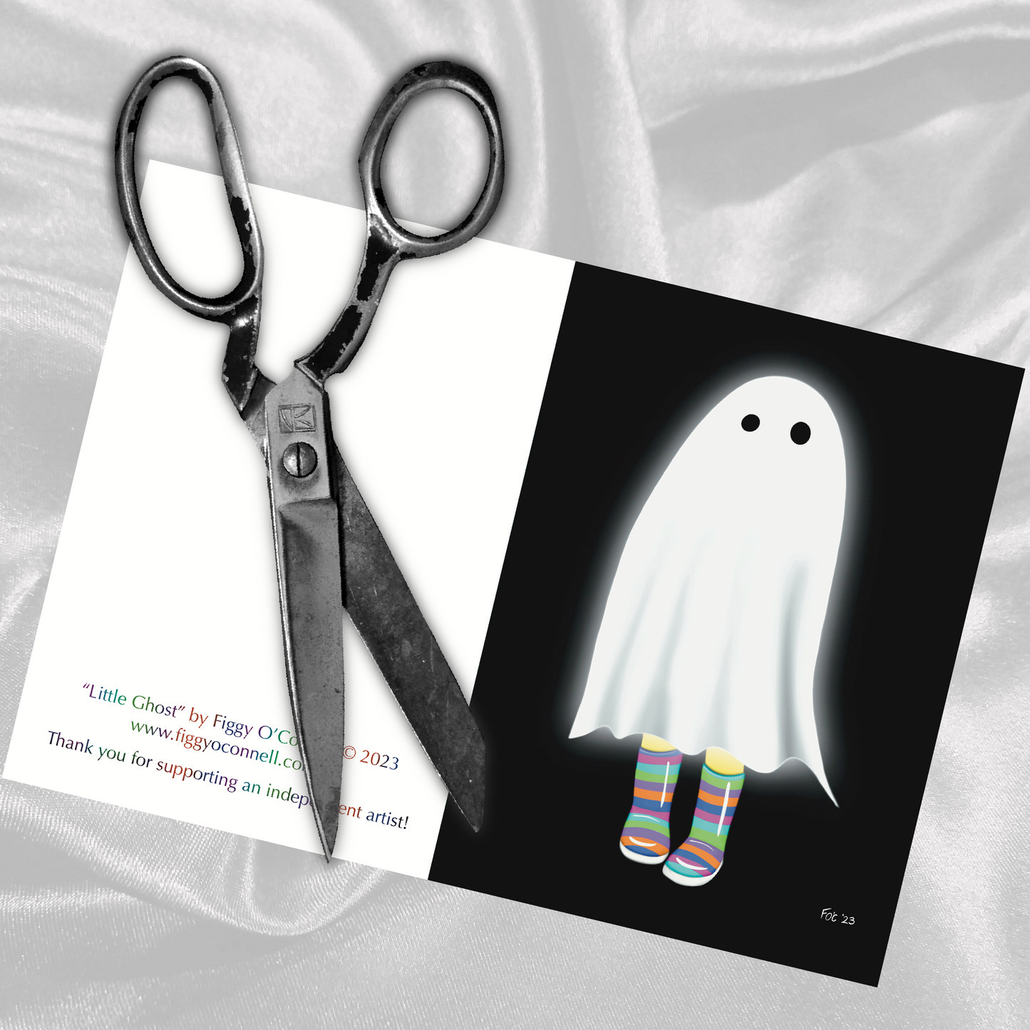Little Ghost Printable Greeting Card
