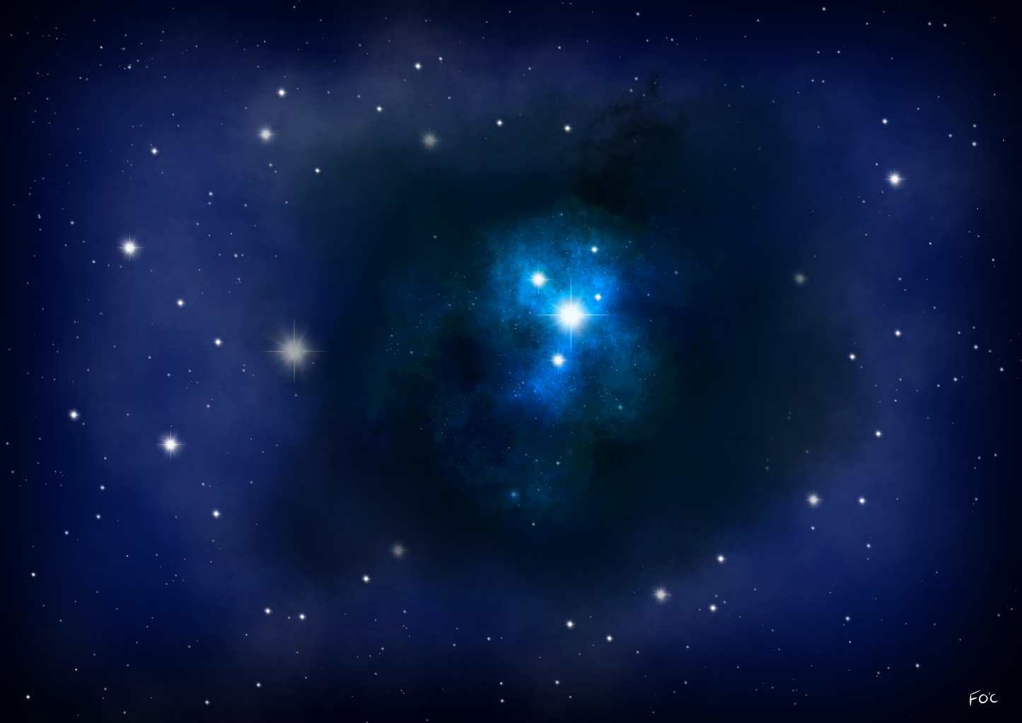 Sentient Stain Nebula Archival Quality Giclée Print