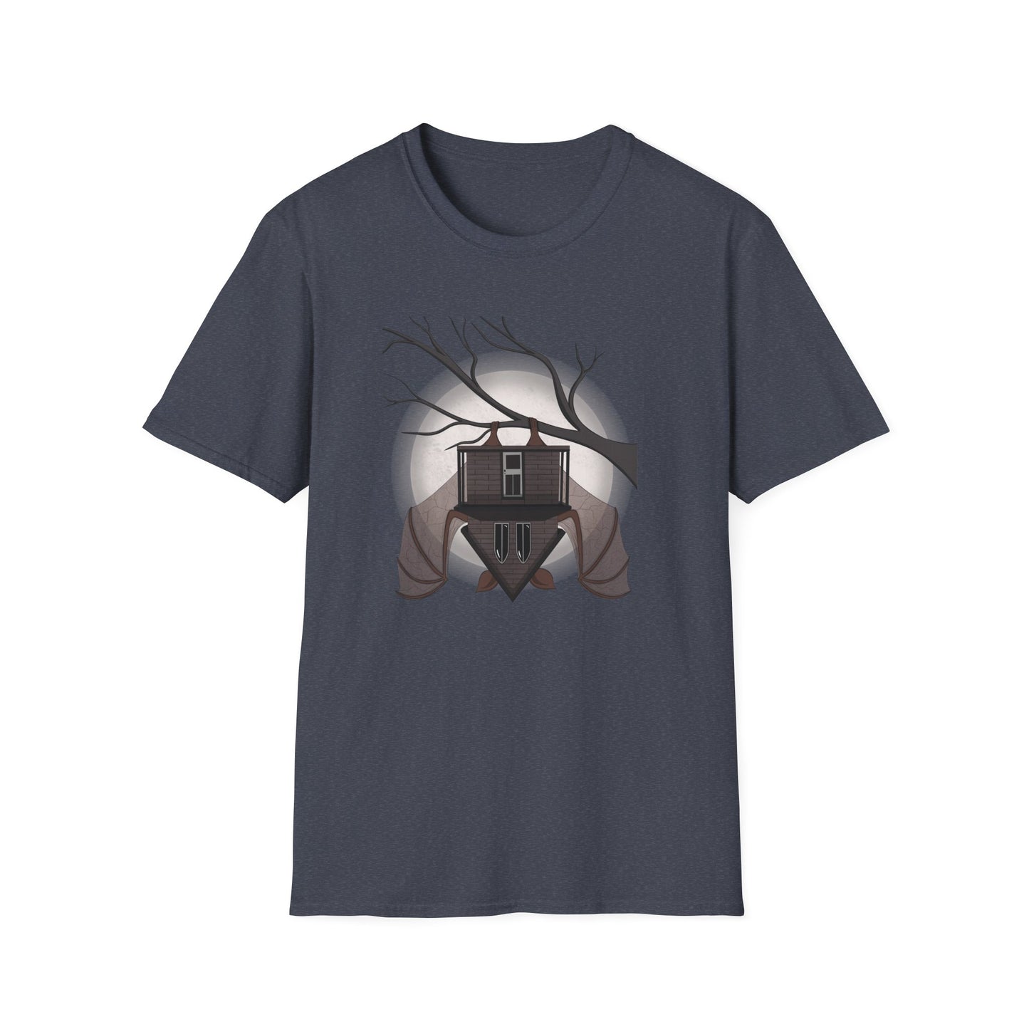 Spooky Halloween T-Shirt, Cozy Graphic Tee, Unisex Casual Wear, Gifting for Friends, Fall Celebration Attire, Artsy Apparel