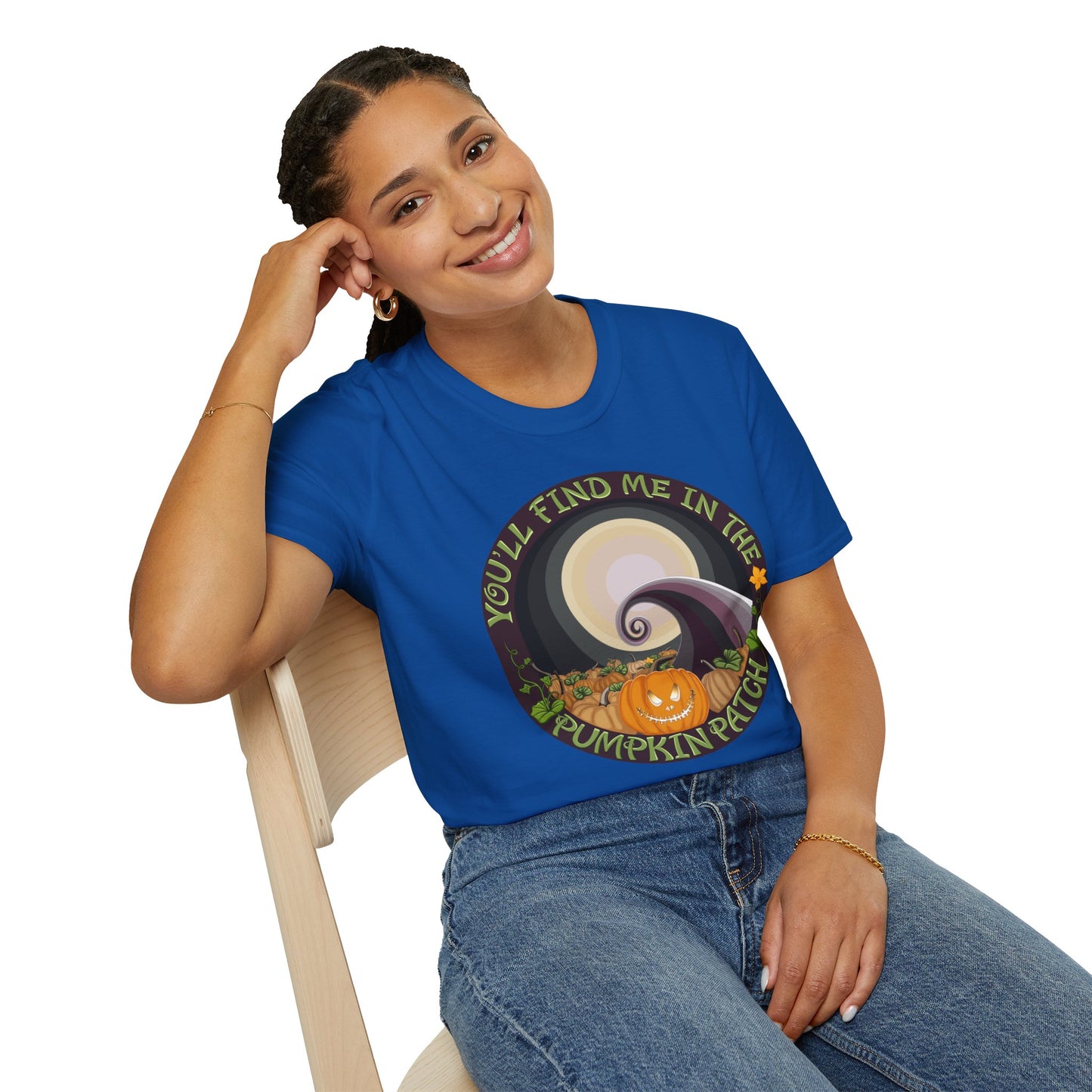 Nightmare Before Christmas Pumpkin Patch T-Shirt — "You'll Find Me in the Pumpkin Patch" Halloween Tee Tim Burton Inspired