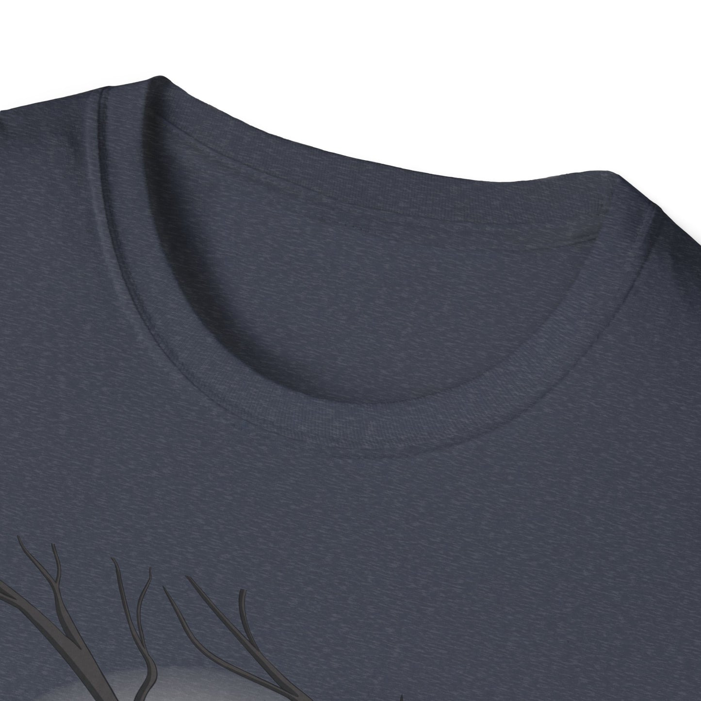 Spooky Halloween T-Shirt, Cozy Graphic Tee, Unisex Casual Wear, Gifting for Friends, Fall Celebration Attire, Artsy Apparel