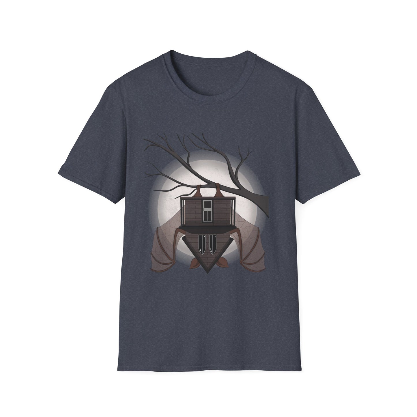 Spooky Halloween T-Shirt, Cozy Graphic Tee, Unisex Casual Wear, Gifting for Friends, Fall Celebration Attire, Artsy Apparel