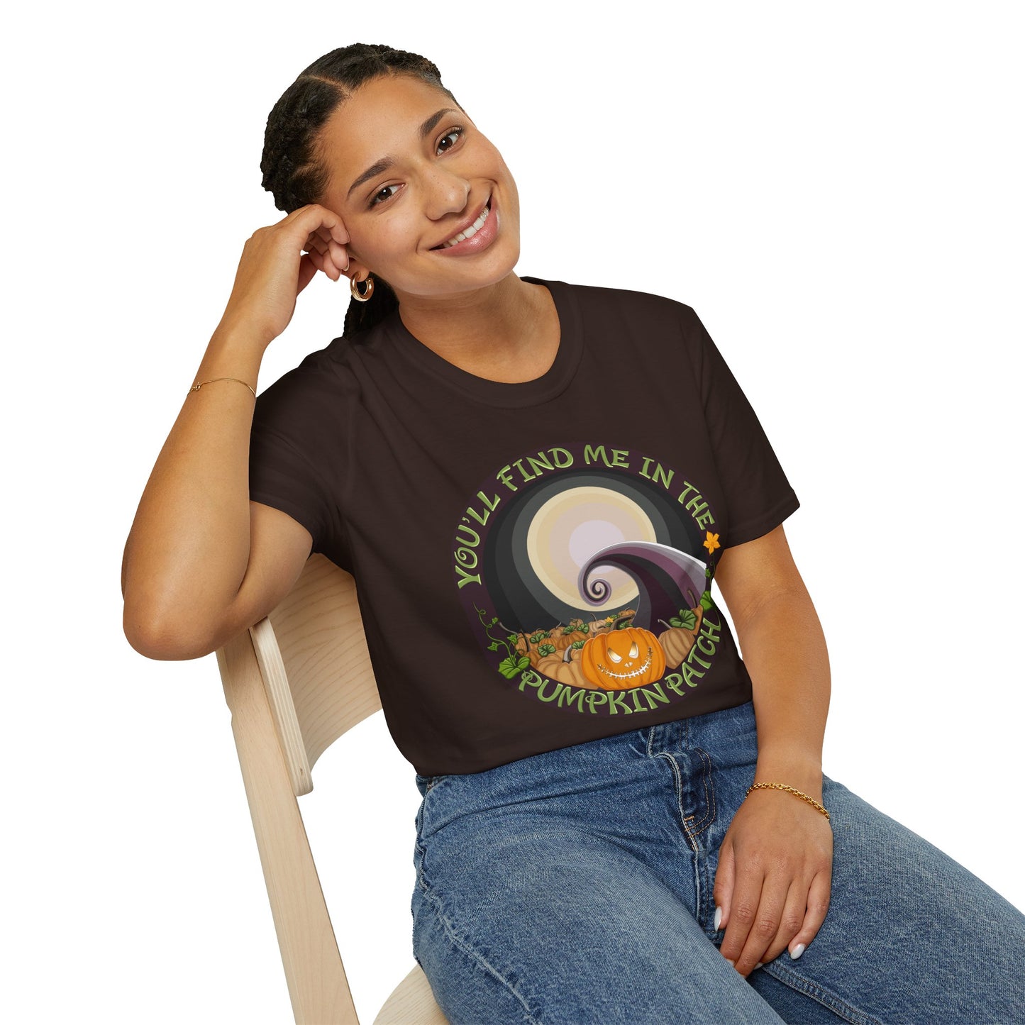 Nightmare Before Christmas Pumpkin Patch T-Shirt — "You'll Find Me in the Pumpkin Patch" Halloween Tee Tim Burton Inspired