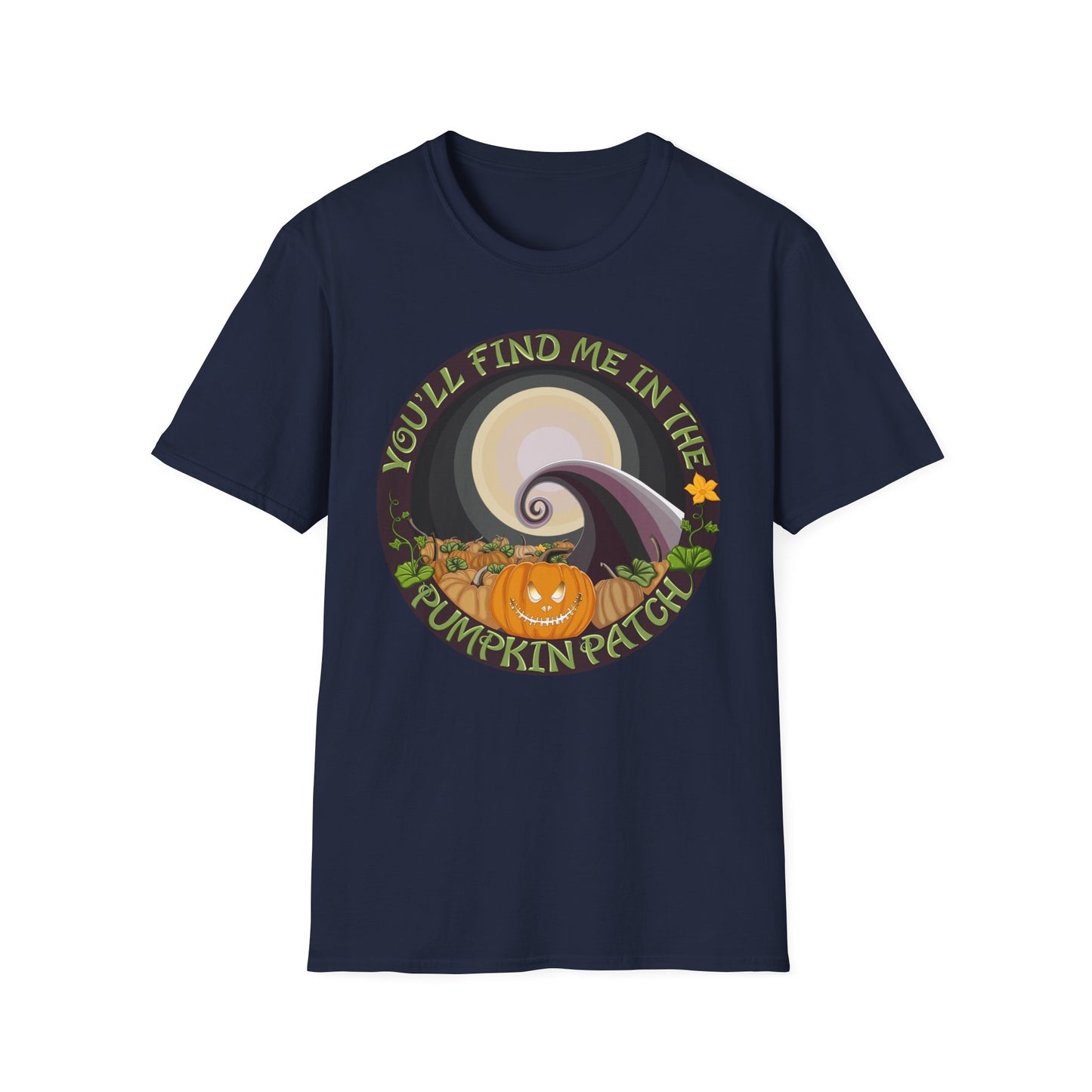 Nightmare Before Christmas Pumpkin Patch T-Shirt — "You'll Find Me in the Pumpkin Patch" Halloween Tee Tim Burton Inspired