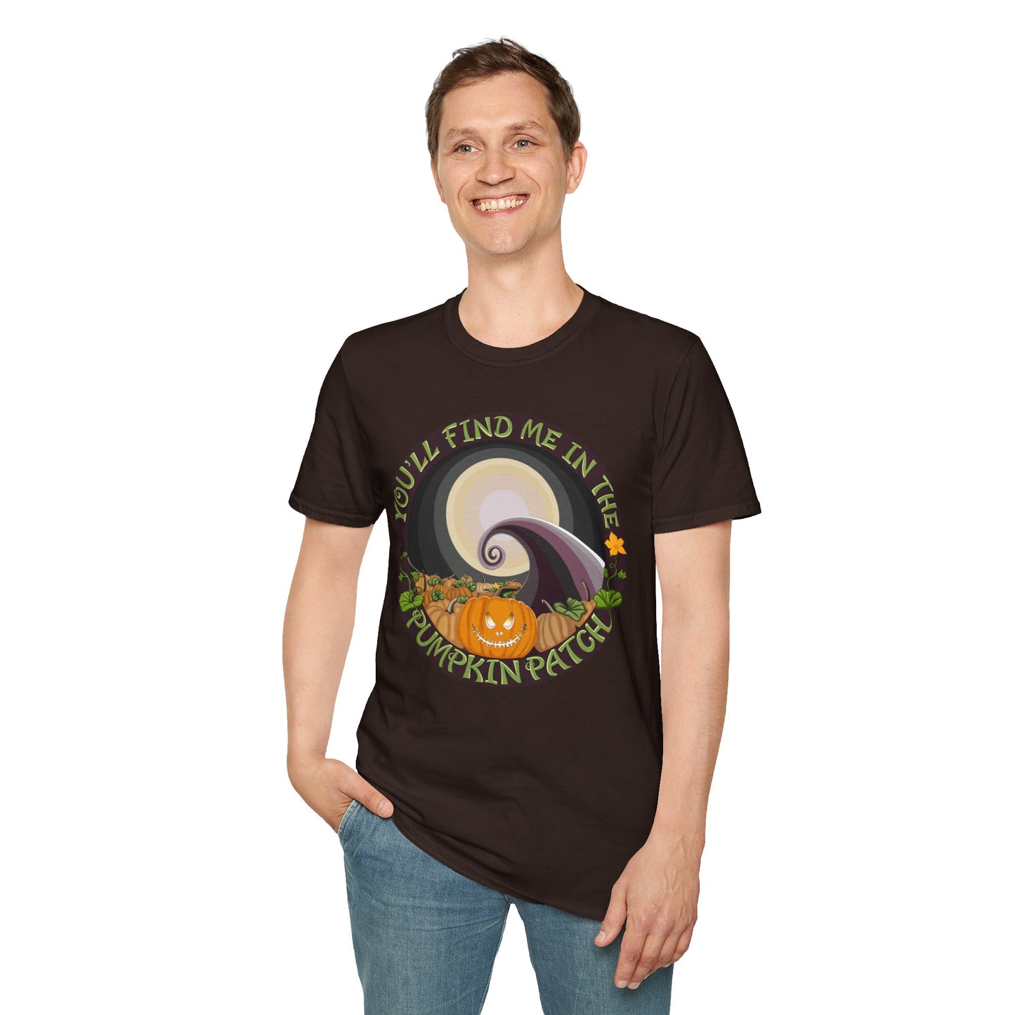 Nightmare Before Christmas Pumpkin Patch T-Shirt — "You'll Find Me in the Pumpkin Patch" Halloween Tee Tim Burton Inspired