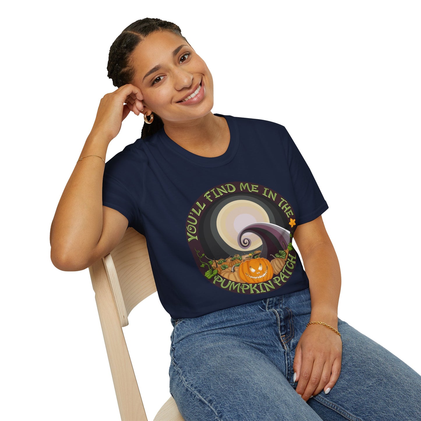 Nightmare Before Christmas Pumpkin Patch T-Shirt — "You'll Find Me in the Pumpkin Patch" Halloween Tee Tim Burton Inspired