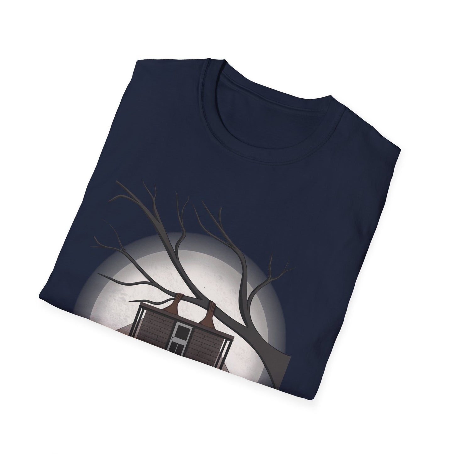 Spooky Halloween T-Shirt, Cozy Graphic Tee, Unisex Casual Wear, Gifting for Friends, Fall Celebration Attire, Artsy Apparel