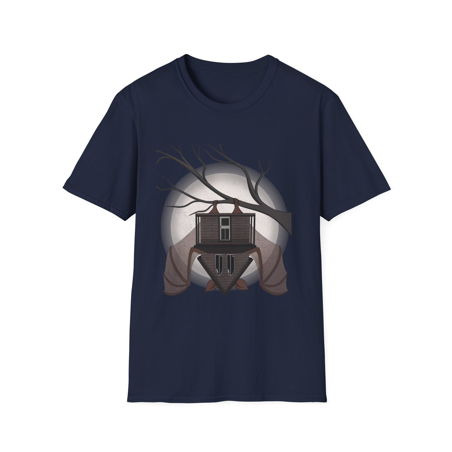 Spooky Halloween T-Shirt, Cozy Graphic Tee, Unisex Casual Wear, Gifting for Friends, Fall Celebration Attire, Artsy Apparel