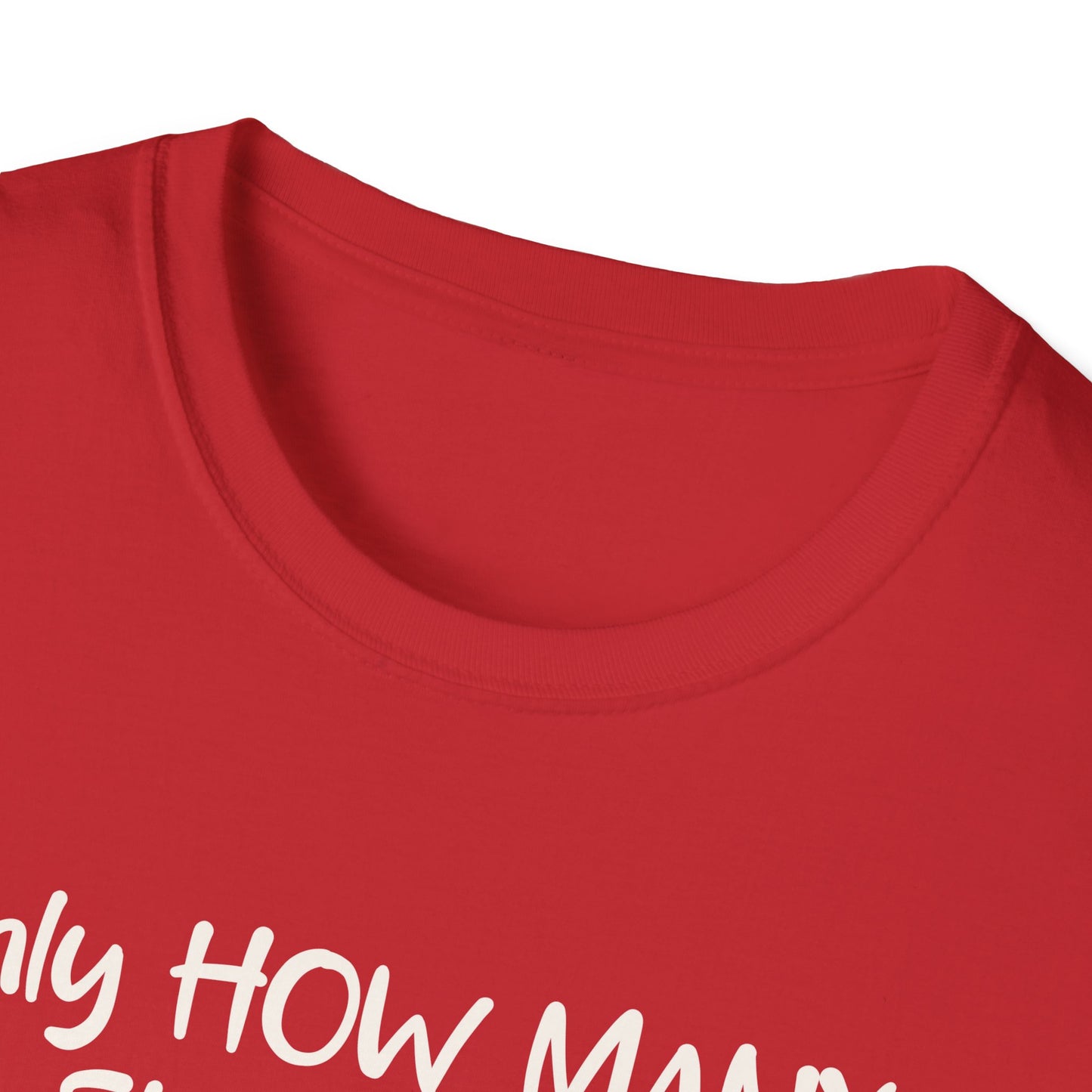 Christmas Countdown T-Shirt - "Only HOW MANY Sleeps 'til Christmas?!" Holiday Tee