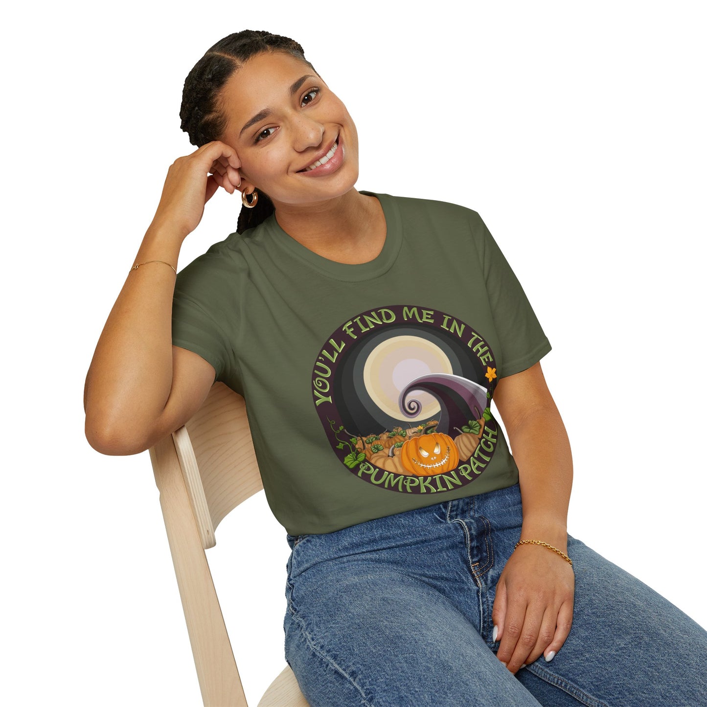 Nightmare Before Christmas Pumpkin Patch T-Shirt — "You'll Find Me in the Pumpkin Patch" Halloween Tee Tim Burton Inspired