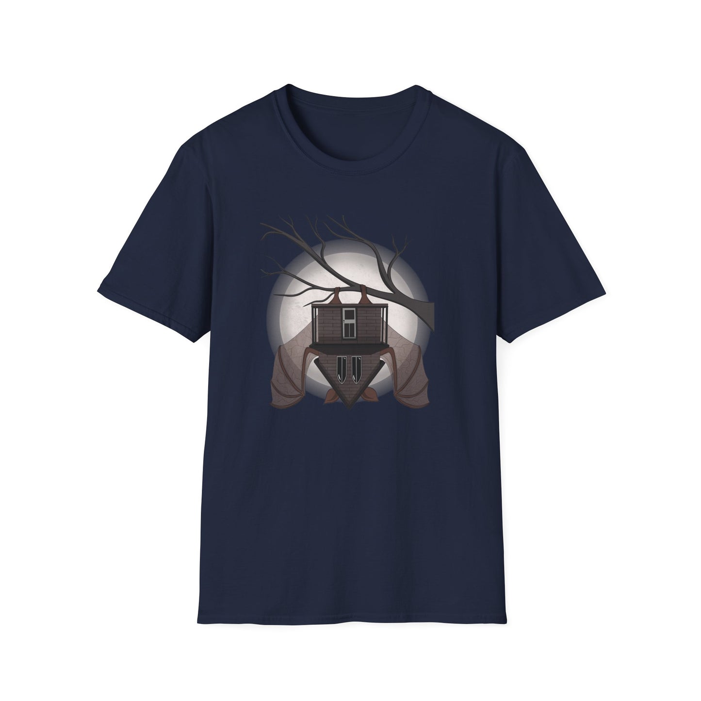 Spooky Halloween T-Shirt, Cozy Graphic Tee, Unisex Casual Wear, Gifting for Friends, Fall Celebration Attire, Artsy Apparel