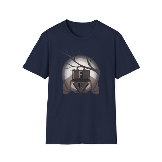 Spooky Halloween T-Shirt, Cozy Graphic Tee, Unisex Casual Wear, Gifting for Friends, Fall Celebration Attire, Artsy Apparel