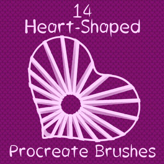 14 Heart-Shaped Brushes