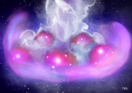 Fungus Whisperer Nebula Archival Quality Giclée Print