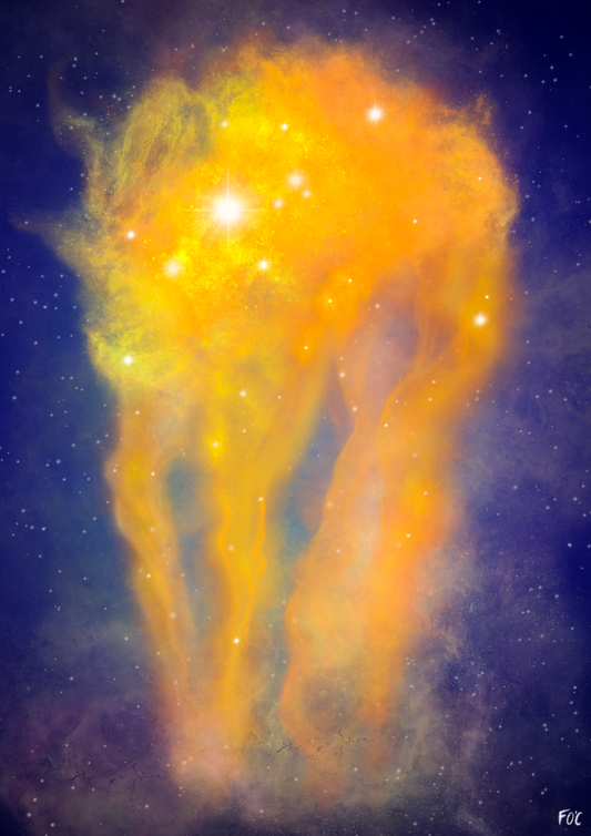 Jelly Nebula Archival Quality Giclée Print